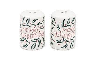 Salero Y Pimentero Merry Christmas 5,2X5,2X7Cm