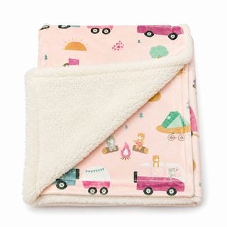 Manta Estampada Sherpa 75 X 100 Cm Camping