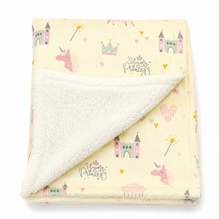 Manta Estampada Sherpa 75 X 100 Cm Castillos