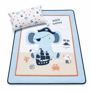 Set Cubrecama Cuna + Cojin Elefante