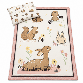 Set Cubrecama Cuna + Cojin Ciervo