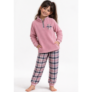 Pijama Niña Cuadrille T4 Rosado