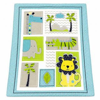 Set Cubrecama Cuna + Cojin Leon