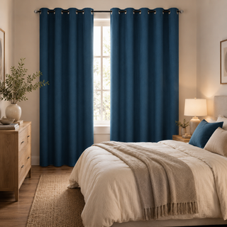 Set Blackout 4P Super Soft 140X220 - Azul