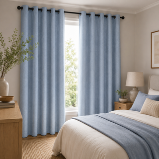 Set Blackout 4P Super Soft 140X220 -Gris azulado