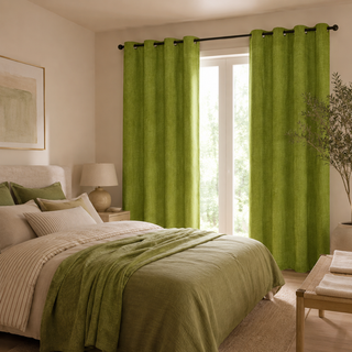 Set Cortinas Multitono 140X220 - Verde Pistacho