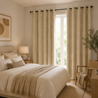 Set Cortinas Multitono 140X220 -  Beige