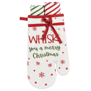 Set Regalo 2 Paños y Guante Whisk 40x60 cm