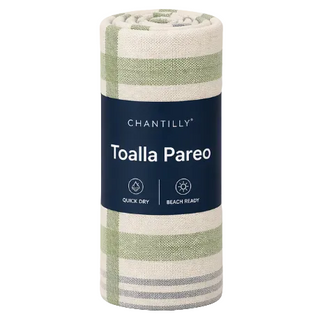 Pareo Toalla Turca 80x180 cm Verde Claro de Algodón y Poliéster