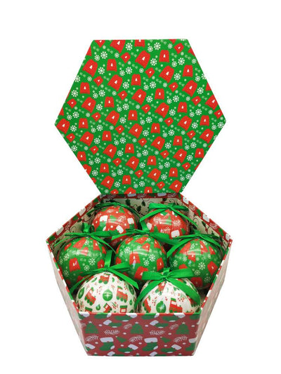 Set 7 Esferas Nav Decoupage