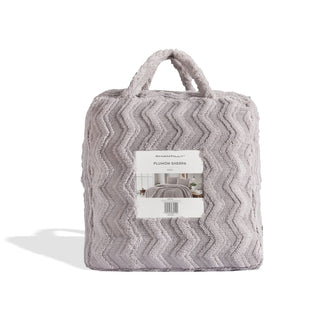 Plumón Sherpa Extra Cálido Chantilly King Gris Plata