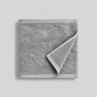 Toalla de Mano Bamboo + Algodón 600 GSM 50x90 cm Gris perla Liso