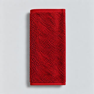 Toalla 100% Algodón 500 GSM 70x140 cm Rojo Liso