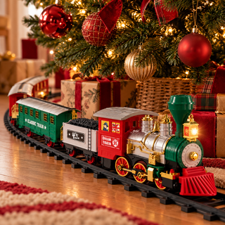 Tren Navideño Luz Música y Humo 82 cm