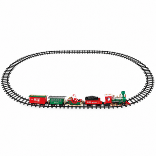 Tren Navideño Luz Música y Humo 25 Piezas