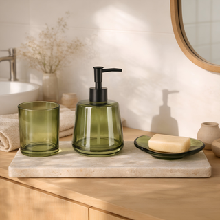 Set Vidrio Baño 3 Pcs Ilusión