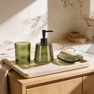 Set Vidrio Baño 3 Pcs Ilusión