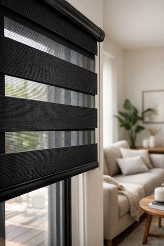 Cortina Duo 180 X 220 Cm Negro