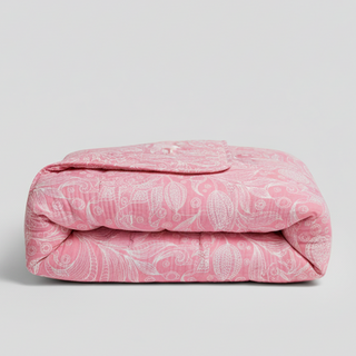 Quilt estampado Flores Malva