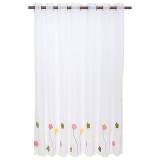 Cortina Velo Cocina Jx 120X135 Cm Petunias