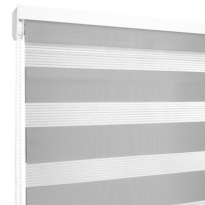 Cortina Duo 90 X 165 Cm Gris Plata - gris