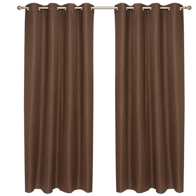 Set Blackout 2P Termico Textura 140X220  Chocolate - chocolate