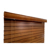 Persiana De Madera 120x220 Cm - Café