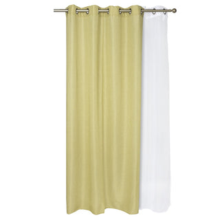 Set Cortinas Corcovado 140X220 Cm - Verde