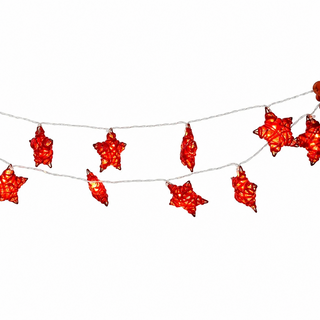 Guirnalda Led Estrella, Medidas 10X10X15Cm L=1.65 Mts