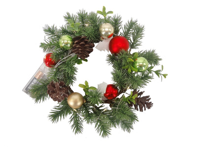 Adorno Corona de 25Cm - multicolor