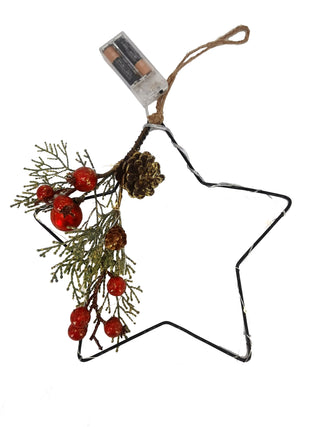 Adorno Estrella Luz de 25Cm