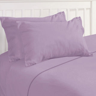Sábanas Polar 1.5 Plazas Color Lila Claro