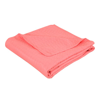 Cubrecama Microfibra Ultrasonic Liso King Rosado
