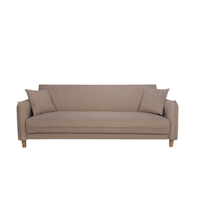 Sofa Cama 3 Cuerpos Ribe Color Beige - beige