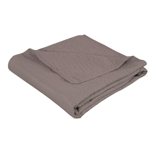 Cubrecama Microfibra Ultrasonic Liso 1.5 Plazas Morado