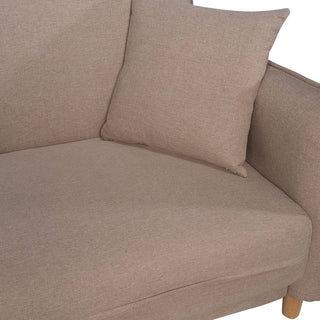 Sofa Cama 3 Cuerpos Ribe Color Beige