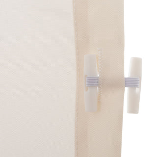 Cierre Terraza Pvc 150X250cm Color Marfil