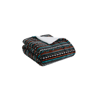 Cubrecama Coral Termico Greca Multi 2P