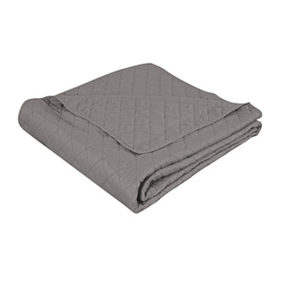 Cubrecama Microfibra Ultrasonic Liso King Gris Acero