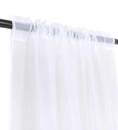 SET CORTINA VELO LISO P/TUBO 140X220 Blanco - blanco