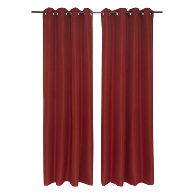 Set Cortina Corso Sun Out 140x220 Cm - Terracota - terracota