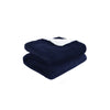 Cubrecama Corduroy Termico 1.5P - Azul Indigo