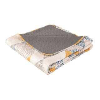 Cubrecama Microfibra Estampado Texturas 2 Plazas
