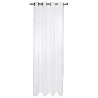 Set 2 Velos Bord Jazmin Argolla Rombo Blanco