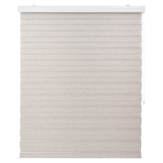 Cortina Duo Con Cenefa Premium 150 X 240 Cm Gris Plata