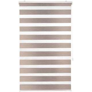 Cortina Duo Blackout 120 X 220 Cm Color Gris Plata