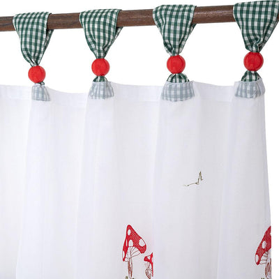 Cortina Velo Cenefa Jx 45X135 Cm Hongo - blanco
