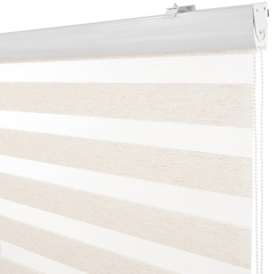 Cortina Duo Con Cenefa Premium 180X240Cm Color Crudo - crudo