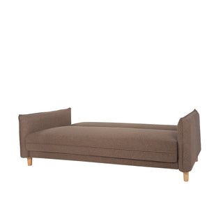 Sofa Cama 3 Cuerpos Ribe Color Chocolate
