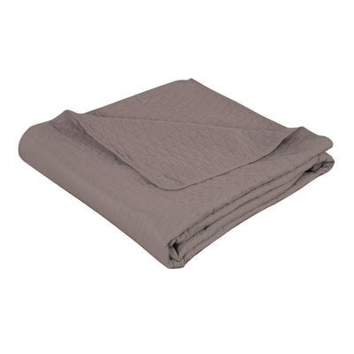 Cubrecama Microfibra Ultrasonic Liso 2 Plazas Morado - morado